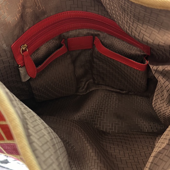 Cole Haan multicolor geometric shoulder bag - Picture 6 of 7